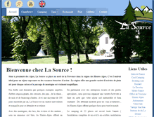 Tablet Screenshot of lasource-hautesalpes.com